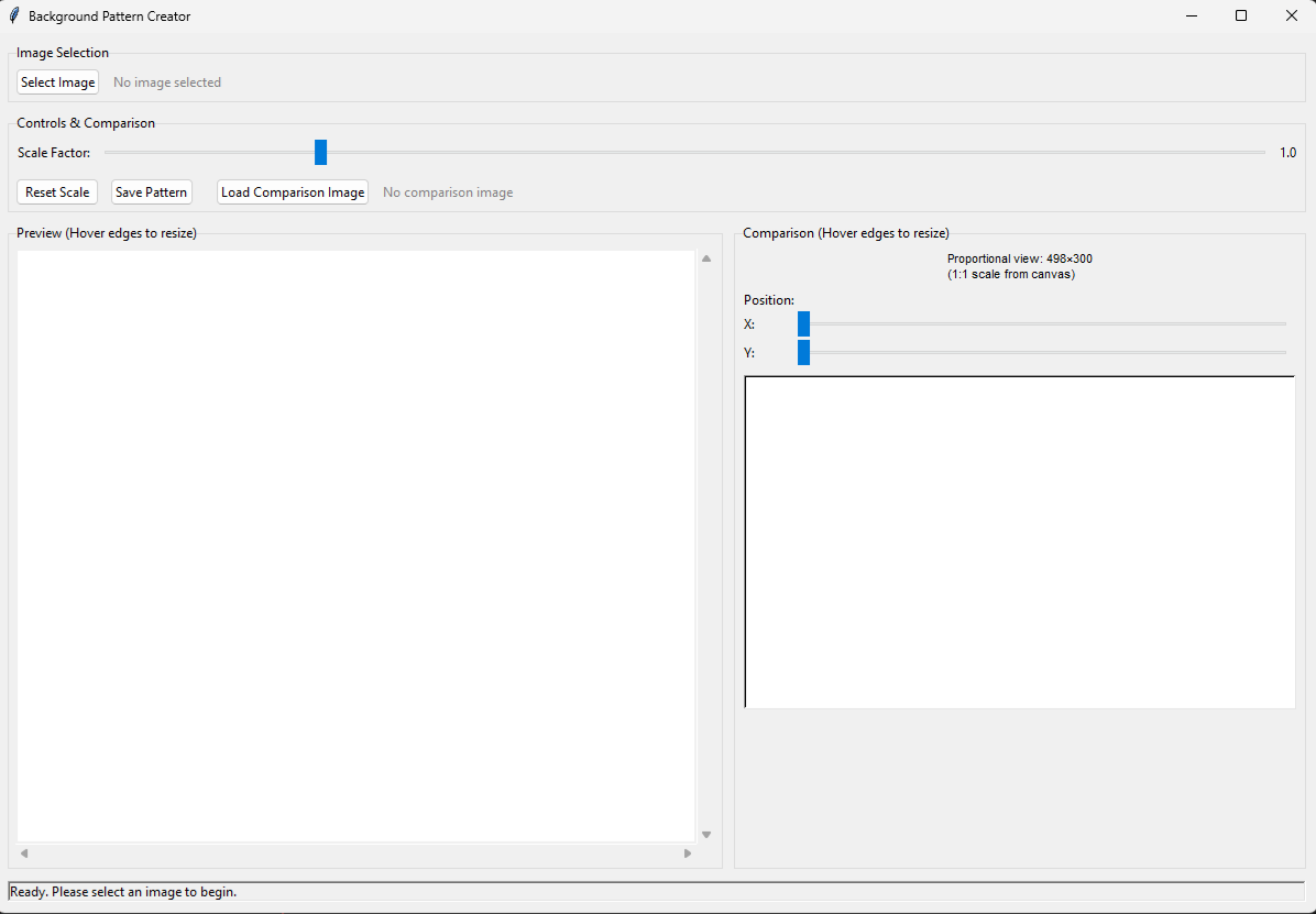 Background Pattern Creator Main Interface